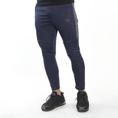 Navy Mesh Trouser With Grey Side panel - Ibex Collections