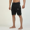Black Terry Shorts with Camo Side Panel - Ibex Collections
