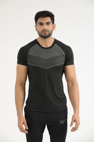 Black Compression Tee - Ibex Collections