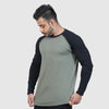 Olive Reglan Tee - Full Sleeves - Ibex Collections