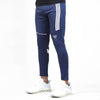 Navy Three Striped Joggers - Ibex Collections