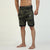Olive Camo terry Short with Black Panel - Ibex Collections