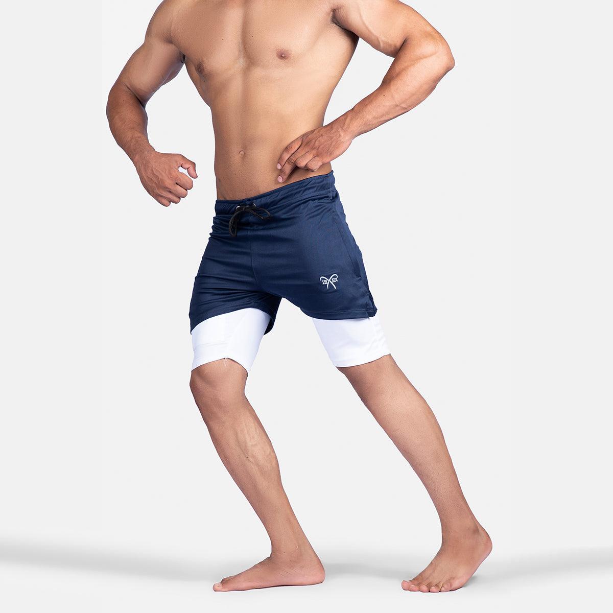 Navy Blue Compression  Short - Ibex Collections